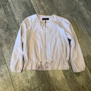 Zara Basics Zip Up Blouse